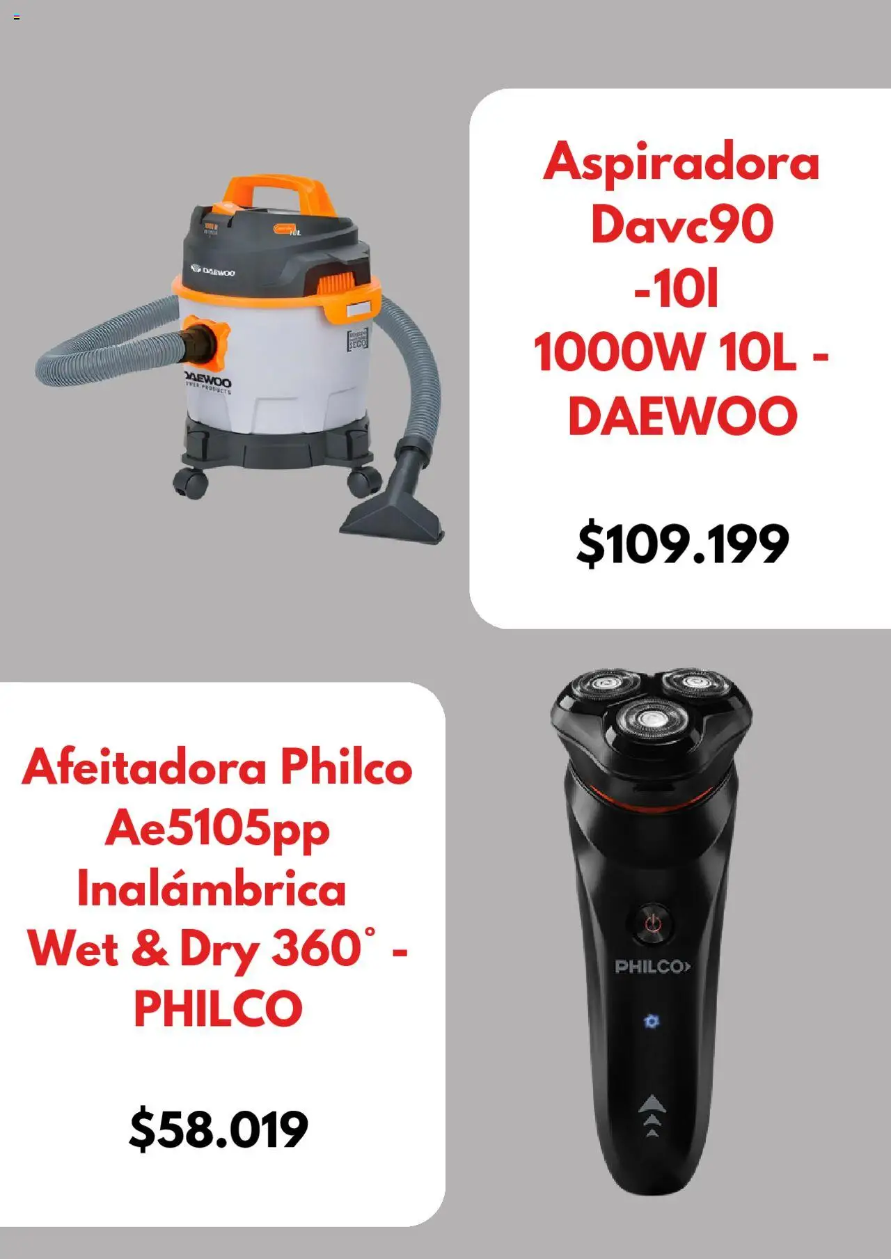 Megatone catálogo │ válido desde el 08.09.2025 | Página: 4 | Productos: Aspiradora, Afeitadora