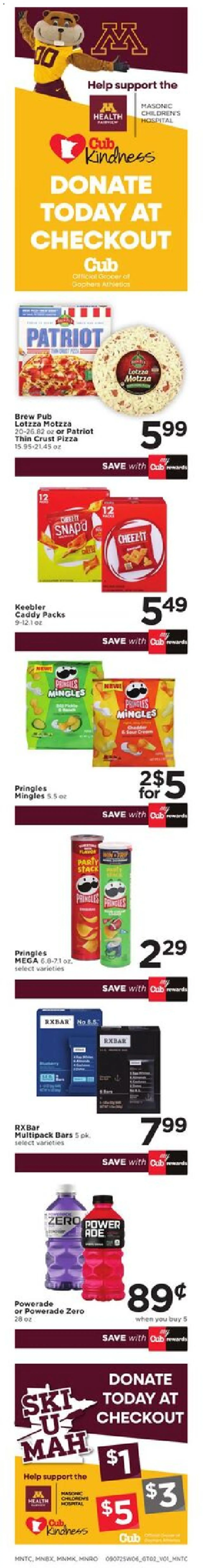 Cub Foods Weekly Ad - valid from 07.09.2025 | Page: 2 | Products: Pizza