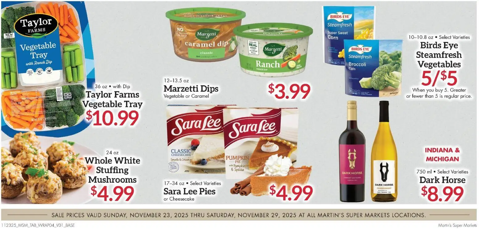 Martin’s Weekly Ad - valid from 23.11.2025 | Page: 8 | Products: Corn, Spices, Pumpkin, Cheesecake
