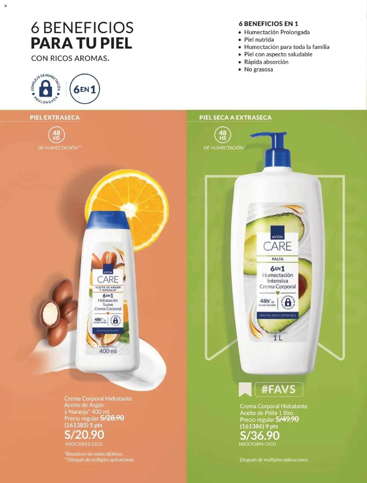 Catálogo Avon válido desde 15.11.2025 | Página: 148 | Productos: Aceite, Crema