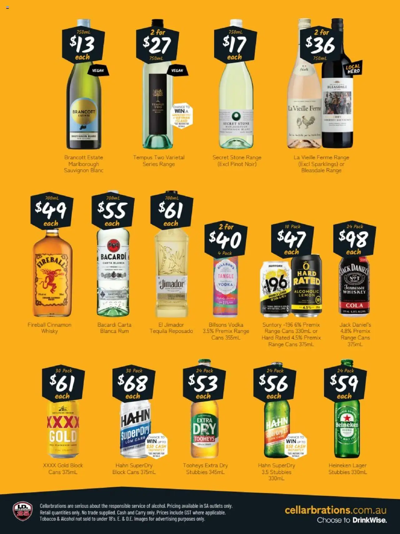Cellarbrations catalogue - valid from 20.10.2025 | Page: 2 | Products: Vodka, Whiskey, Rum, Lemon