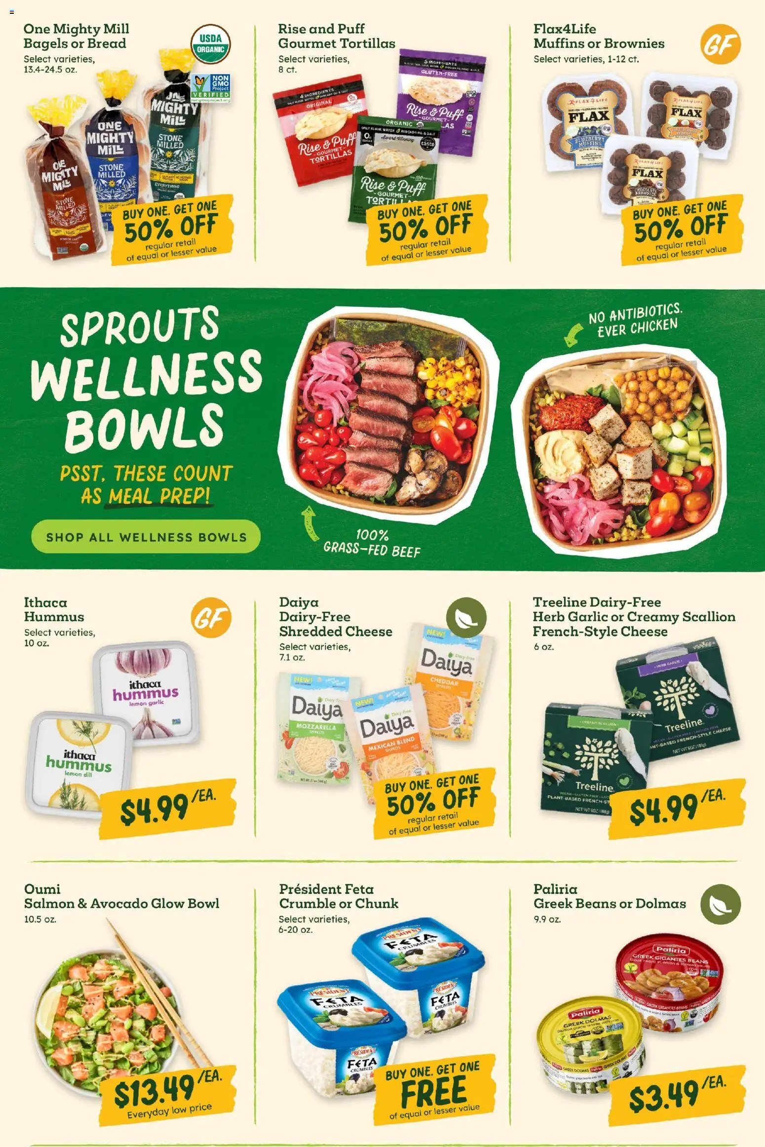 Sprouts Weekly Ad - valid from 22.04.2026 | Page: 8 | Products: Cheese, Beef, Avocado, Lemon