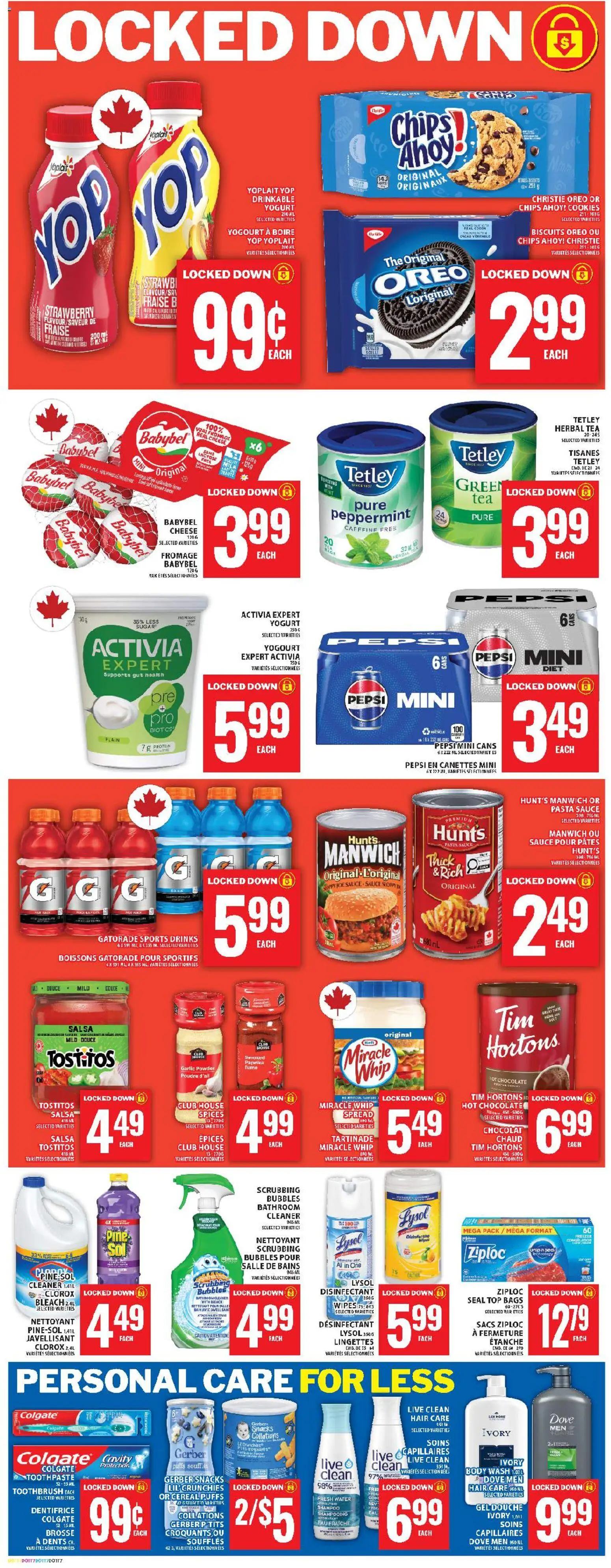 Food Basics flyer valid from 20.11.2025 | Page: 10 | Products: Tea, Pasta, Chips, Chocolate
