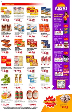 Assaí Atacadista Folheto - válido de 11.08.2025 | Página: 3 | Produtos: Espaguete, Queijo, Tilápia, Chocolate