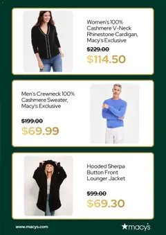 Preview of Macy's weekly ads valid from 02.12.2025 | Page: 5 | Products: Jacket