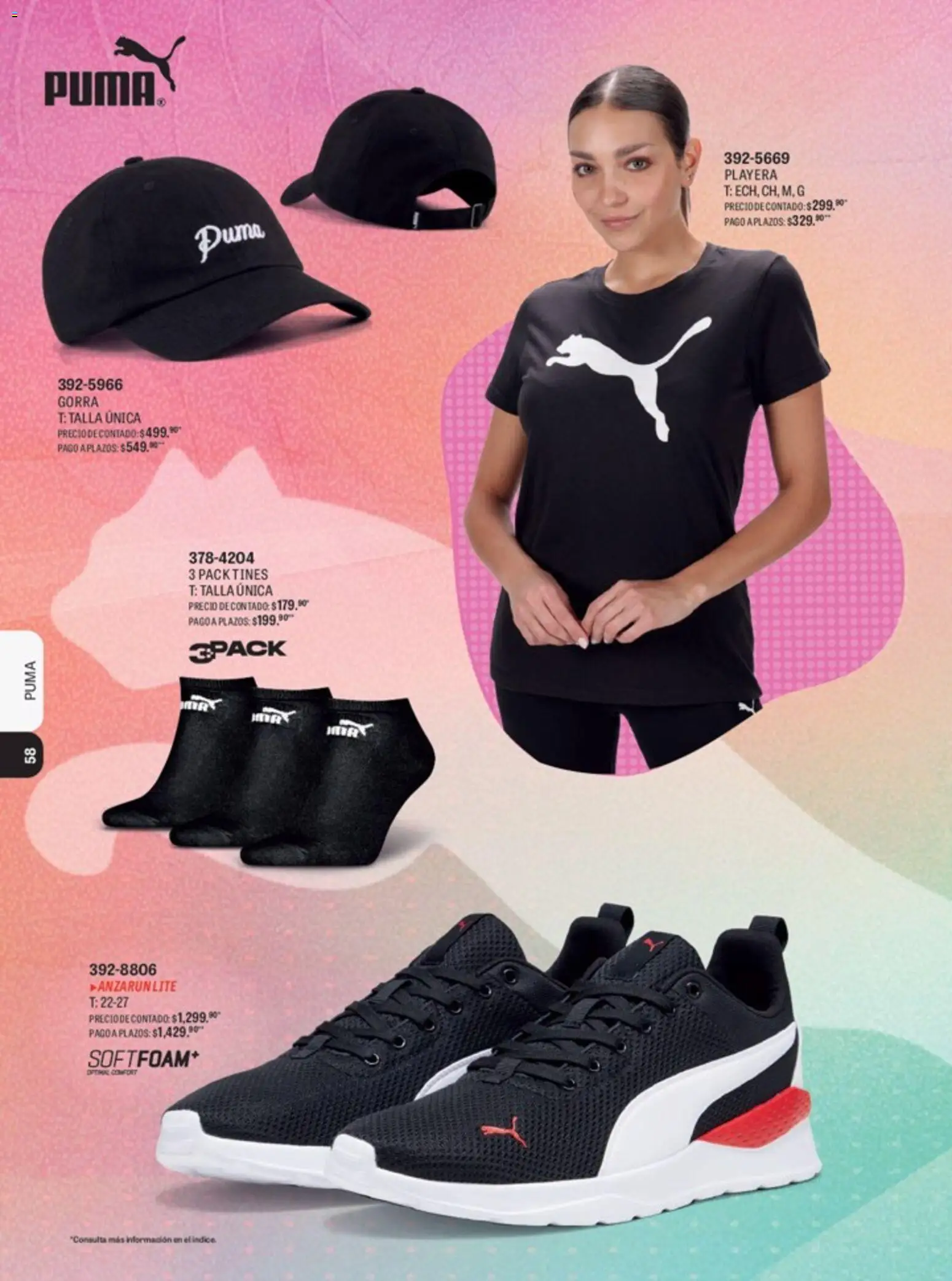 Nuevas ofertas de Andrea válidas en toda la República Mexicana desde el 15.04.2026. ¡Encuentra las mejores ofertas en Andrea catálogo Lo mejor en marcas! | Página: 45 | Productos: Gorra, Playera