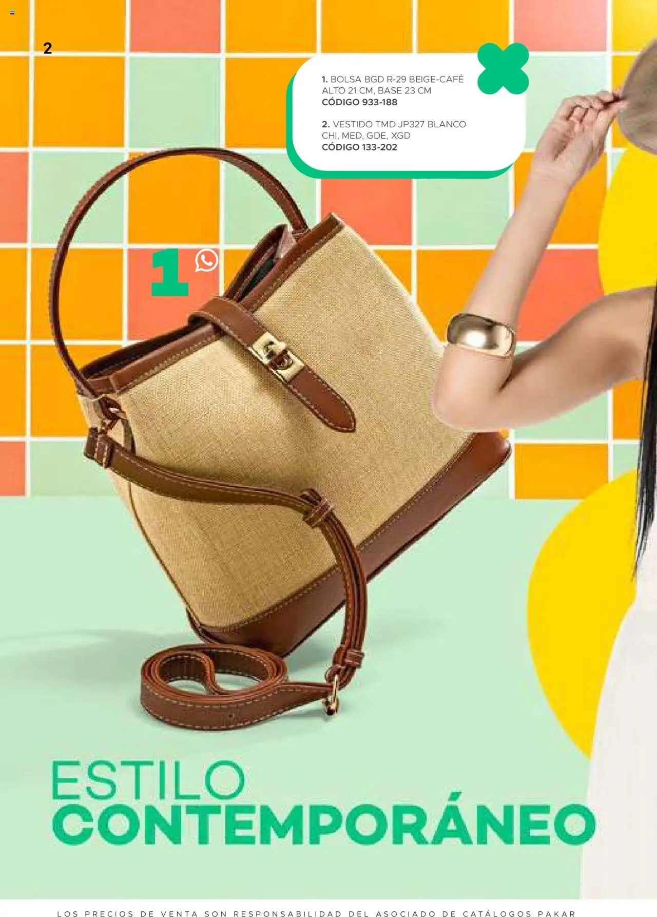 Nuevas ofertas de SC Pakar válidas en toda la República Mexicana desde el 31.01.2025. ¡Encuentra las mejores ofertas en SC Pakar catálogo Ropa! | Página: 2 | Productos: Bolsa, Vestido