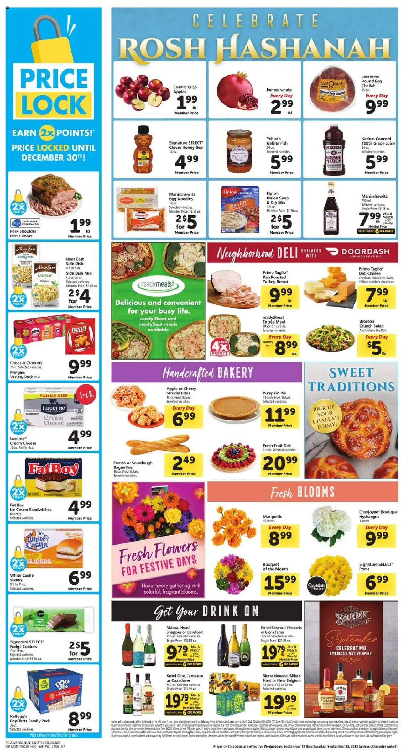 Safeway Weekly Ad - valid from 17.09.2025 | Page: 2 | Products: Pan, Fish, Noodles, Pumpkin