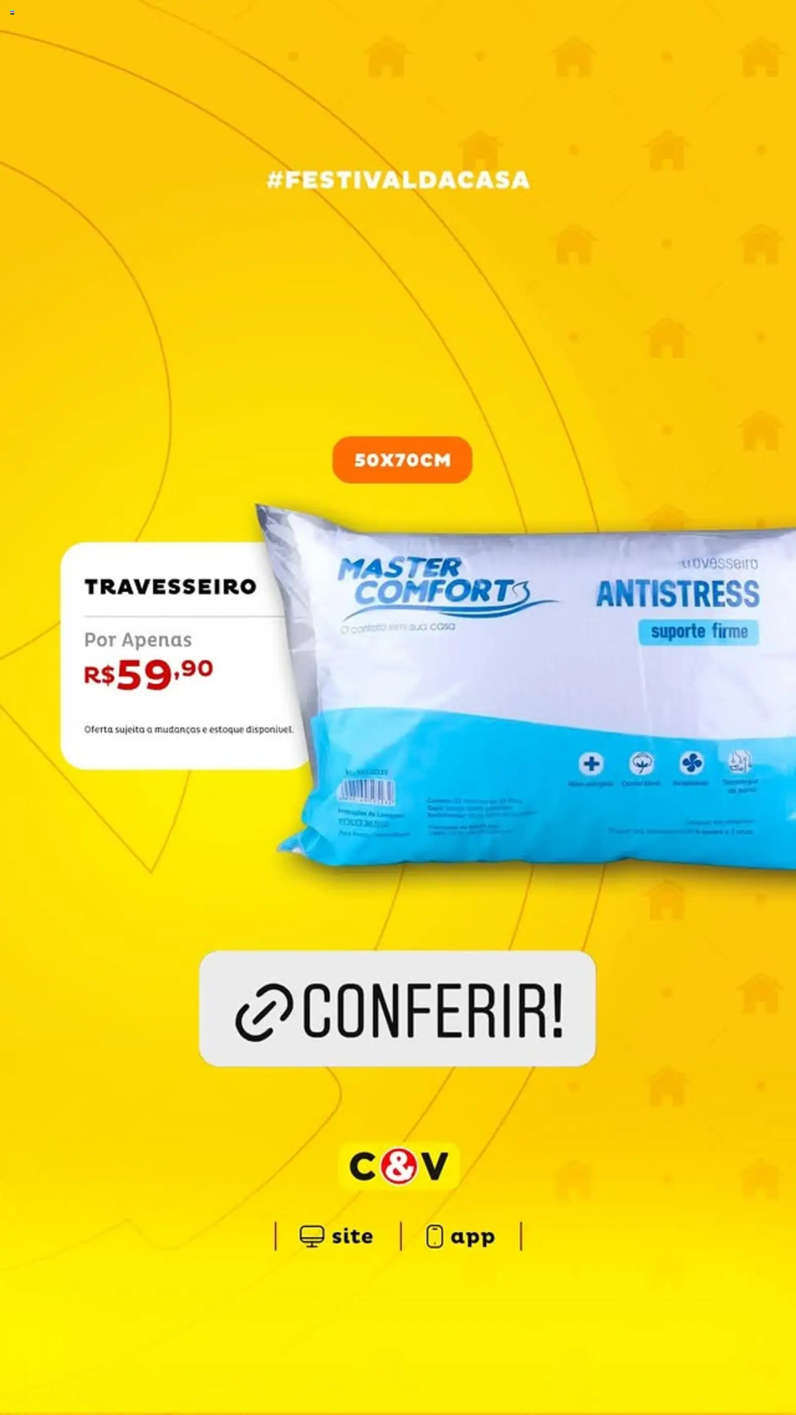 Casa e Video Folheto - válido de 27.10.2025 | Página: 12 | Produtos: Travesseiro