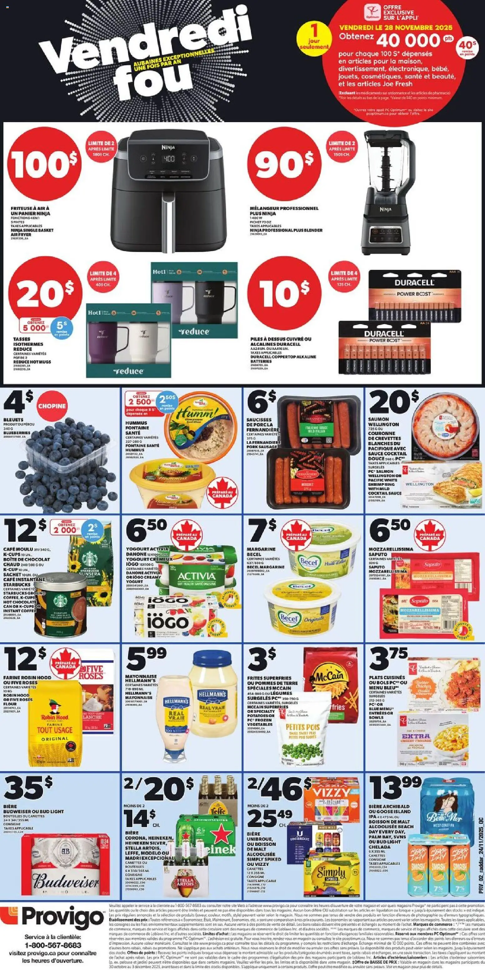 Provigo flyer valid from 27.11.2025 | Page: 2 | Products: PC, Basket, Coffee, Chocolate