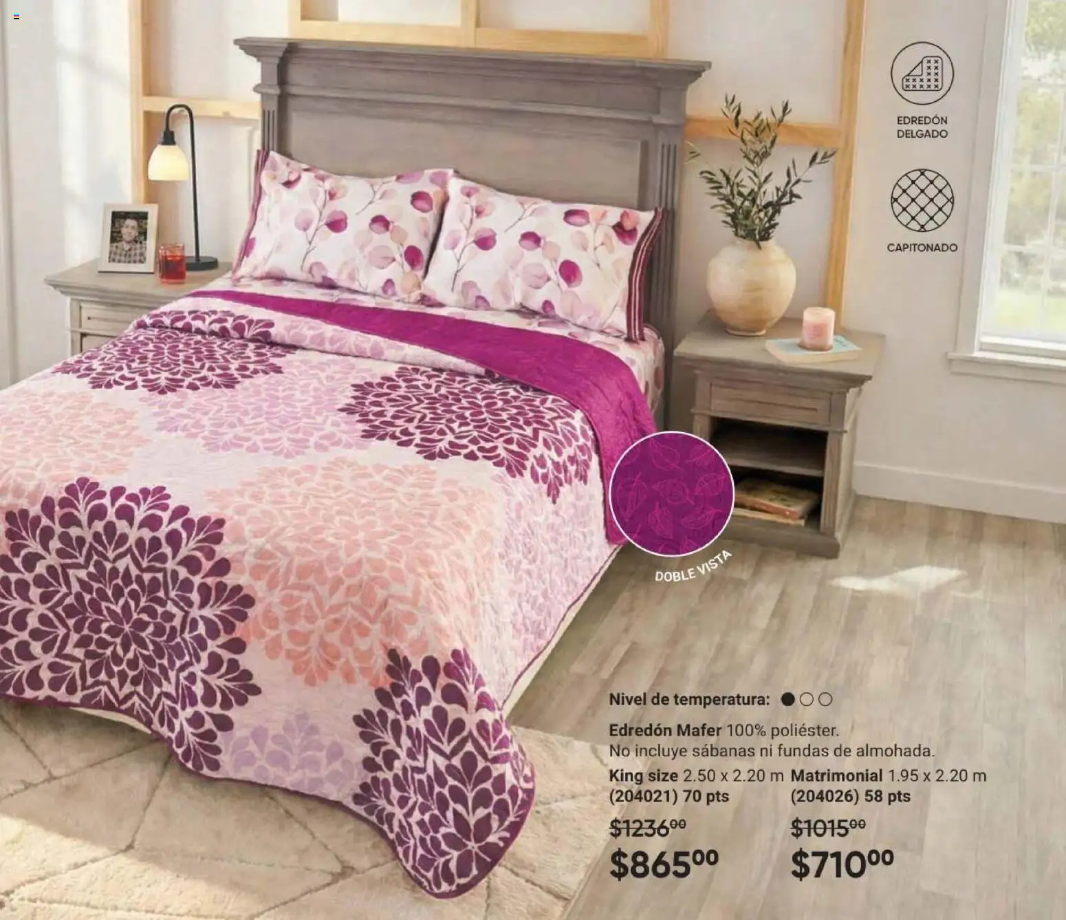 Nuevas ofertas de AVON válidas en toda la República Mexicana desde el 24.04.2026. ¡Encuentra las mejores ofertas en AVON Casa & Estilo 7 2026! | Página: 105 | Productos: Sabanas