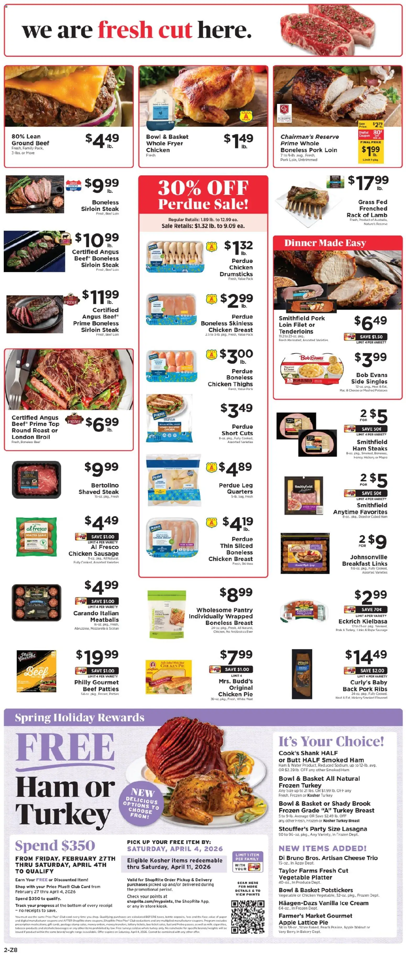 ShopRite Weekly Ad - valid from 27.02.2026 | Page: 5 | Products: Fryer, Basket, Potatoes, Peach