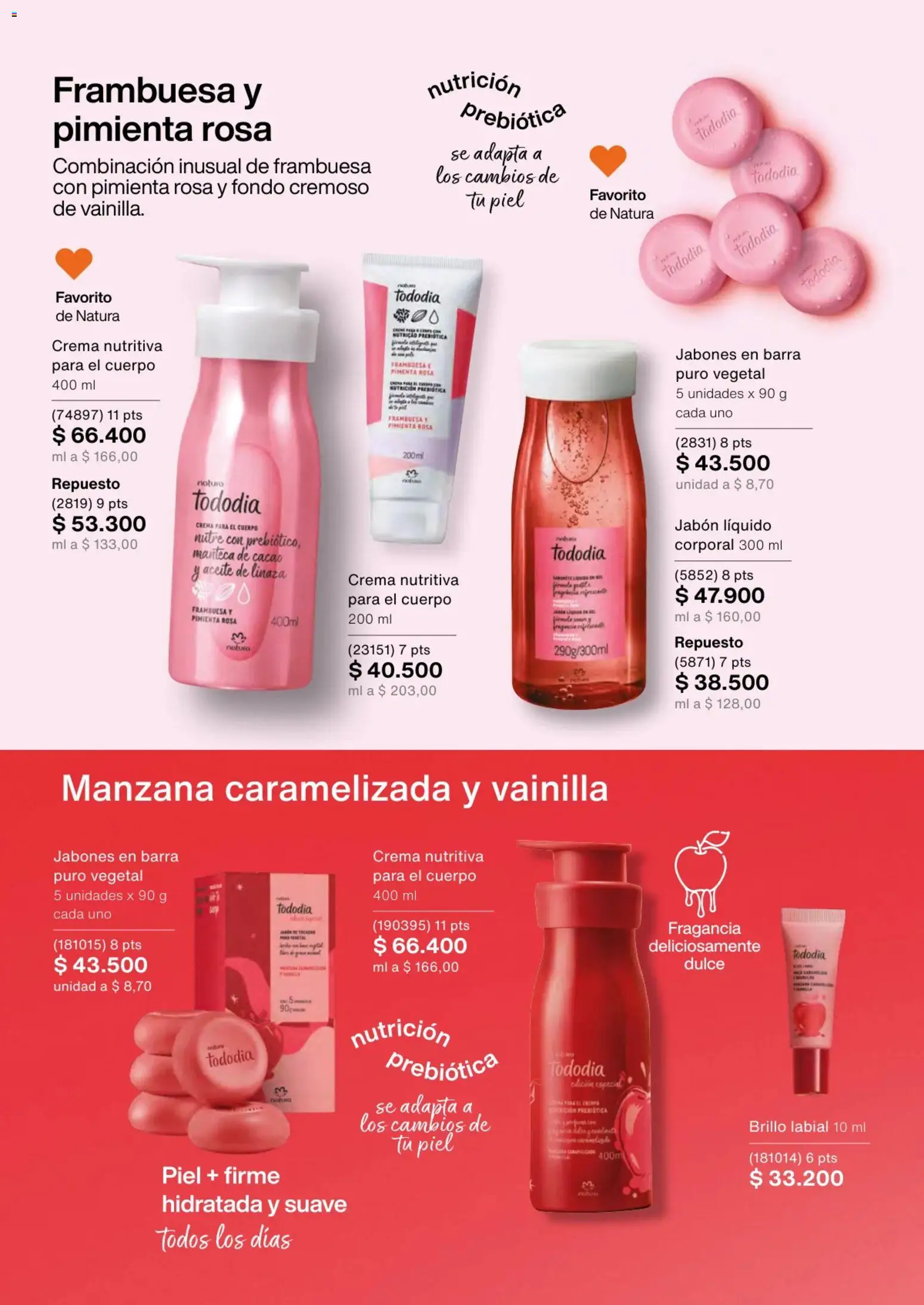 Natura revista - valida desde el 02.01.2026 | Página: 99 | Productos: Pimienta, Crema, Combinación, Aceite