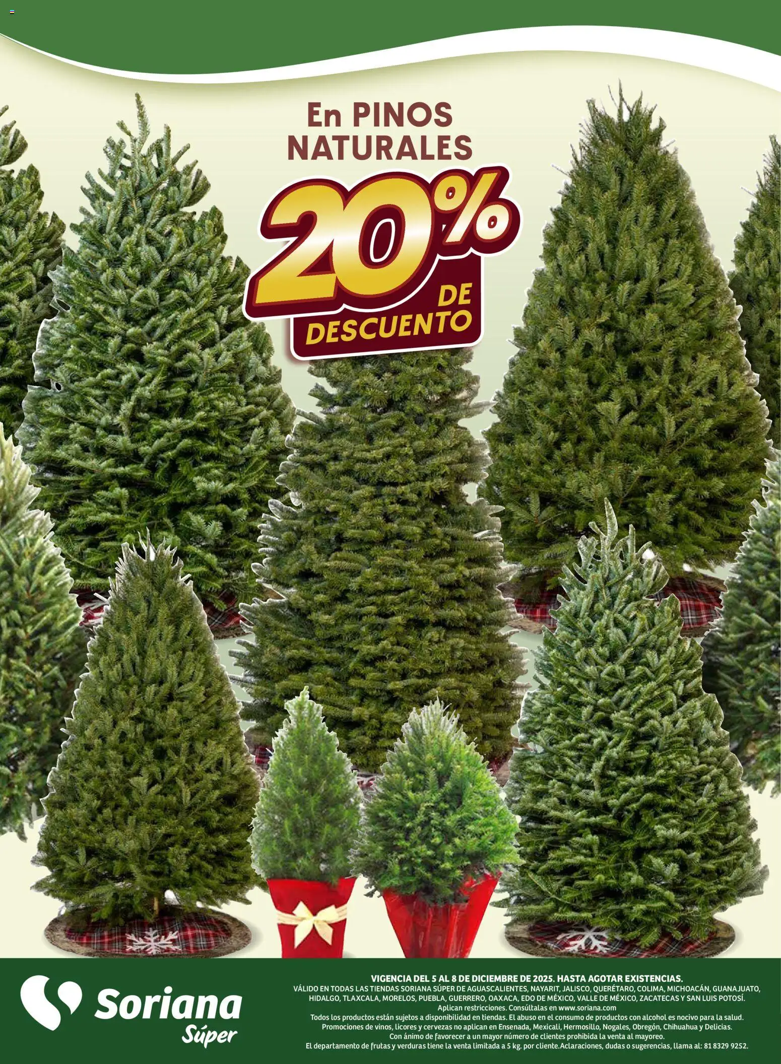 Nuevas ofertas de Soriana válidas en toda la República Mexicana desde el 04.12.2025. ¡Encuentra las mejores ofertas en Soriana - Fin de Semana Súper: Ags, Nay, Jal, Qro, Col, Mich, Gto, Hgo, Tlax, Mor, Pue, Gro, Oax, Edo. de Mex, Valle de México, Za! | Página: 10