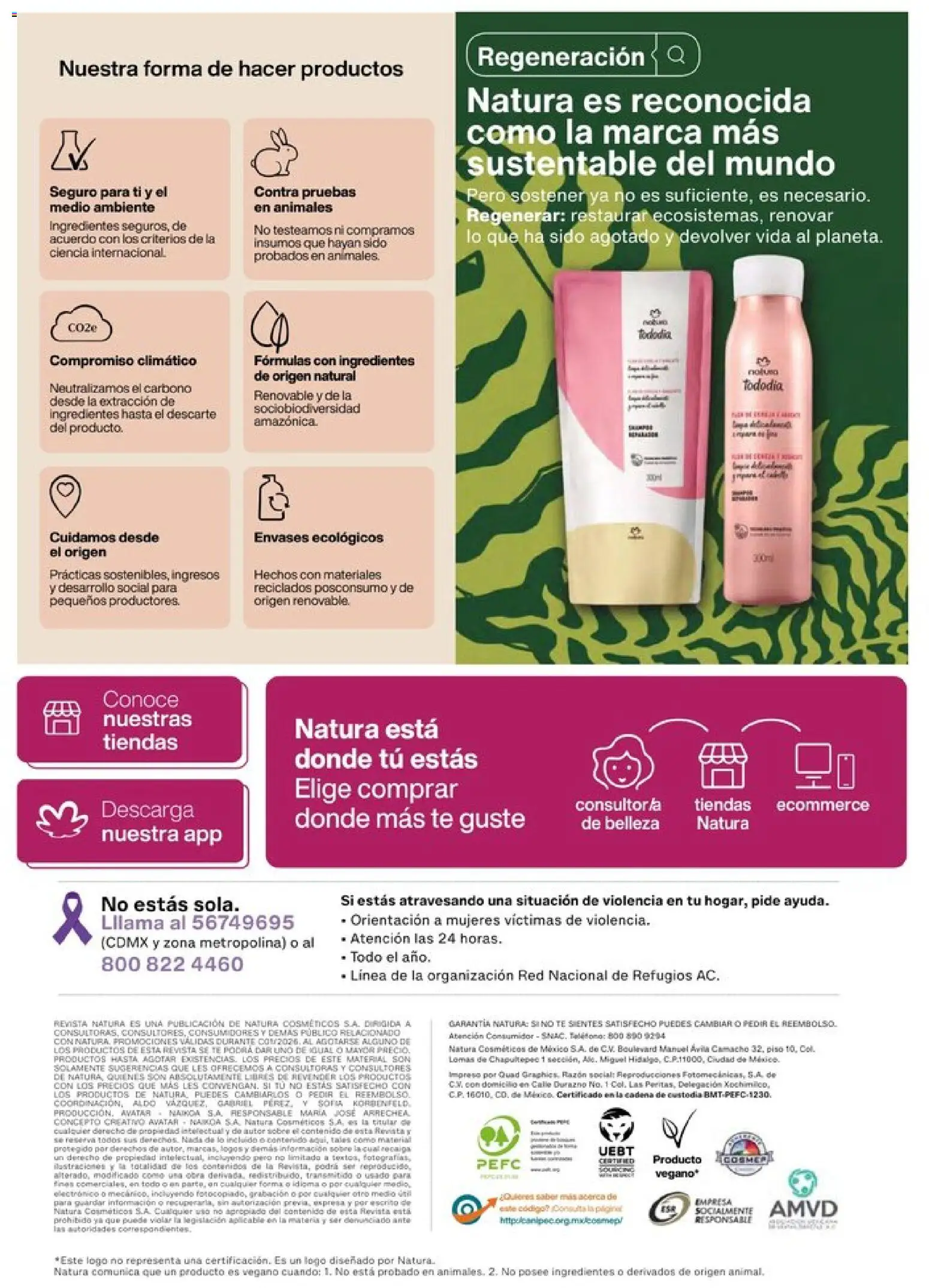 Nuevas ofertas de Natura válidas en toda la República Mexicana desde el 20.12.2025. ¡Encuentra las mejores ofertas en Natura campaña 1 2026! | Página: 155 | Productos: Durazno, Sopa, Té, Cadena