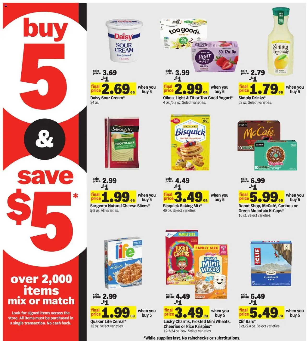 Meijer Weekly Ad - MI - valid from 15.10.2025 | Page: 7 | Products: Coffee, Chocolate, Rice, Cream