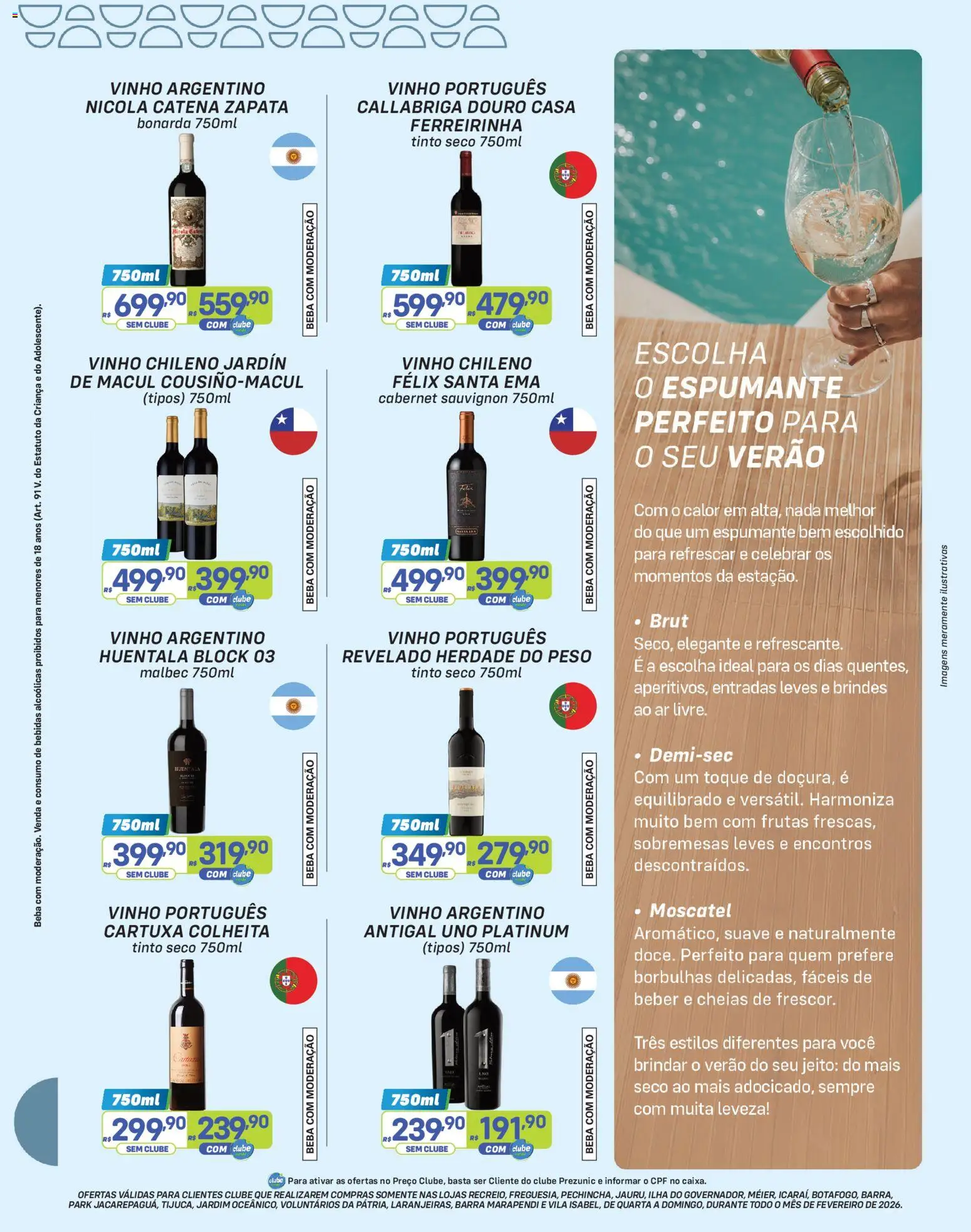 Prezunic Folheto - válido de 01.02.2026 | Página: 2 | Produtos: Espumante, Vinho