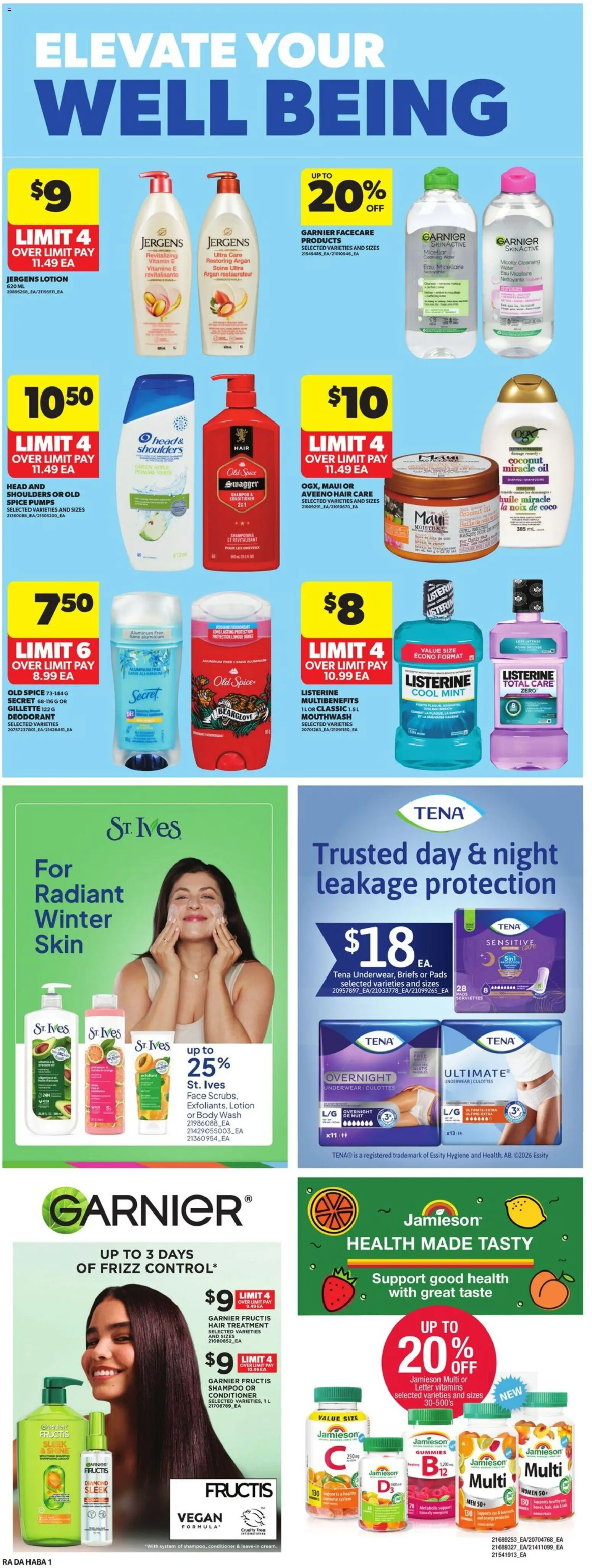 Atlantic Superstore flyer valid from 19.03.2026 | Page: 22 | Products: Deodorant, Oil, Underwear, Briefs