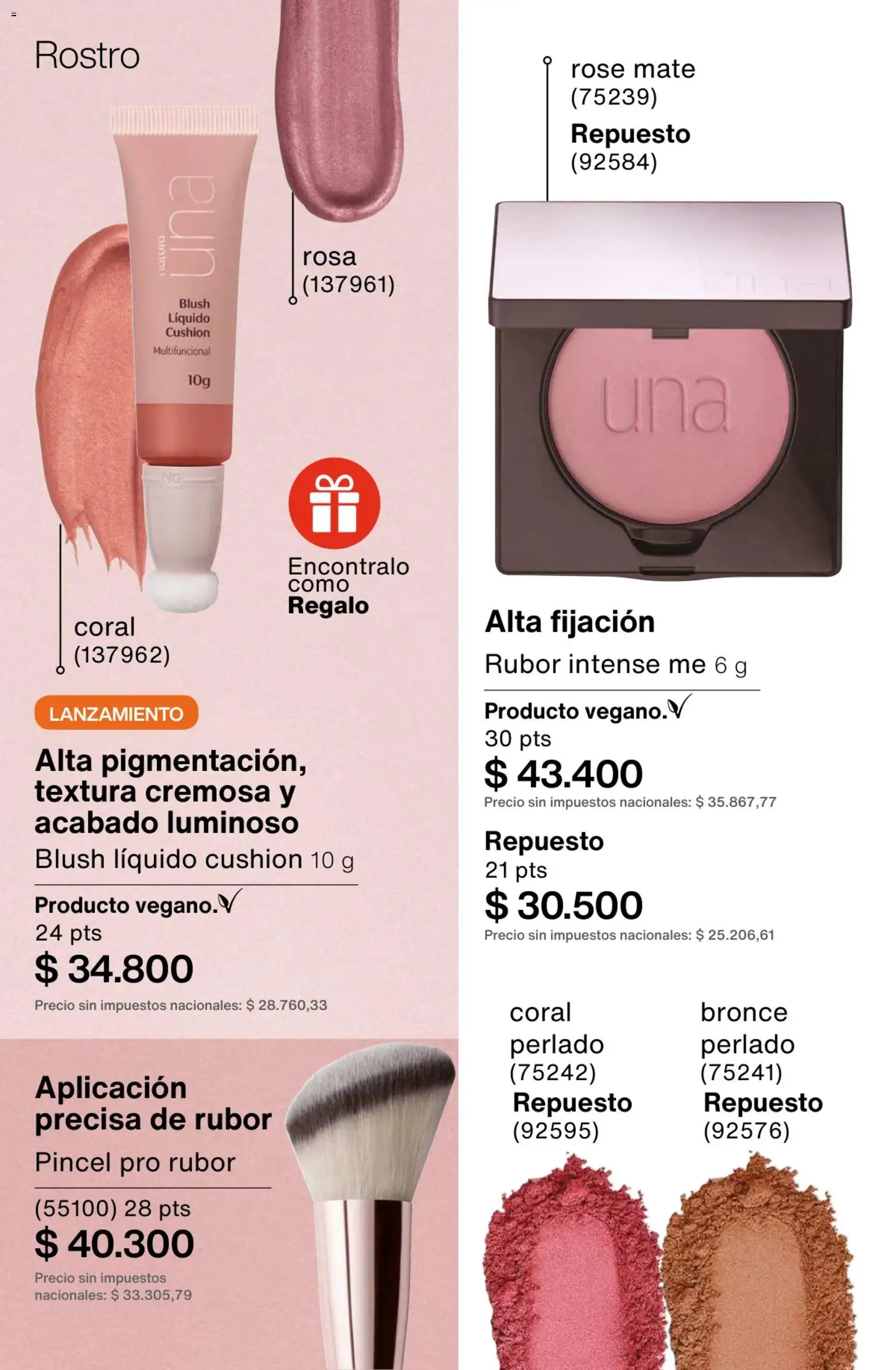 Catálogo Natura Ciclo 1/2026 │ válido desde el 06.01.2026 | Página: 118 | Productos: Mate, Rubor, Pincel