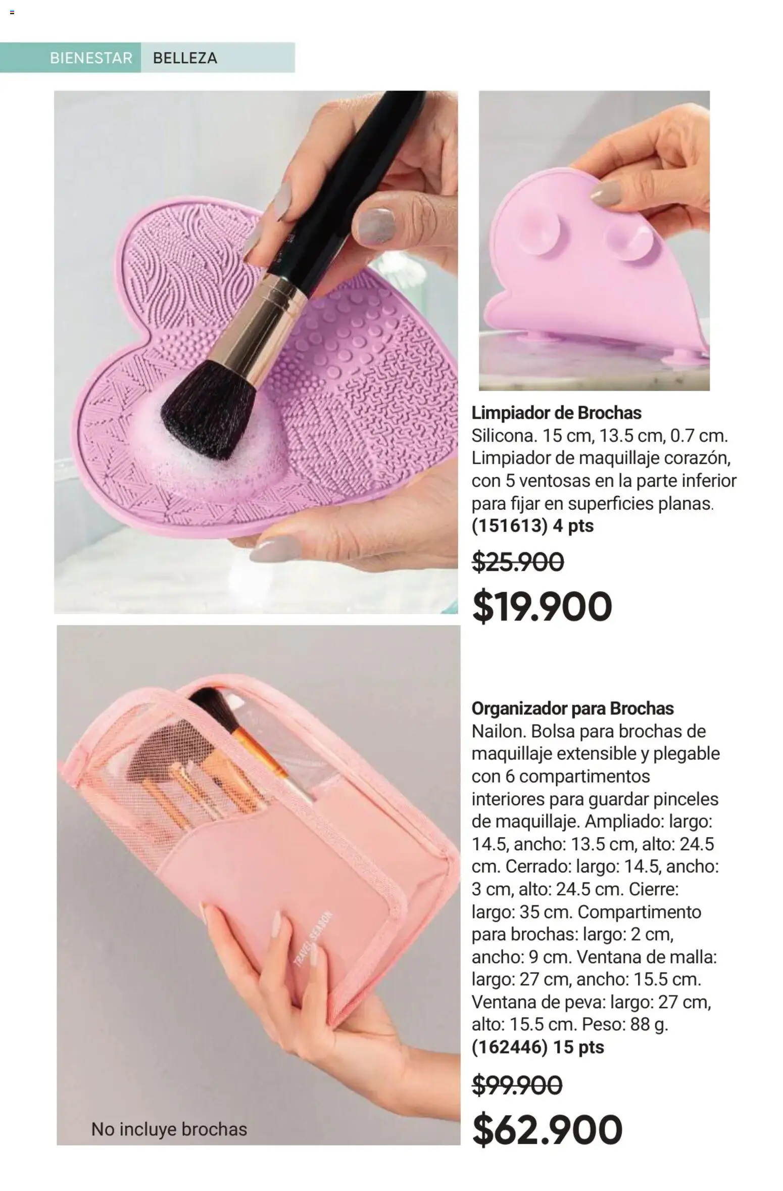 Avon revista - valida desde el 01.02.2026 | Página: 68 | Productos: Bolsa, Limpiador, Maquillaje, Organizador
