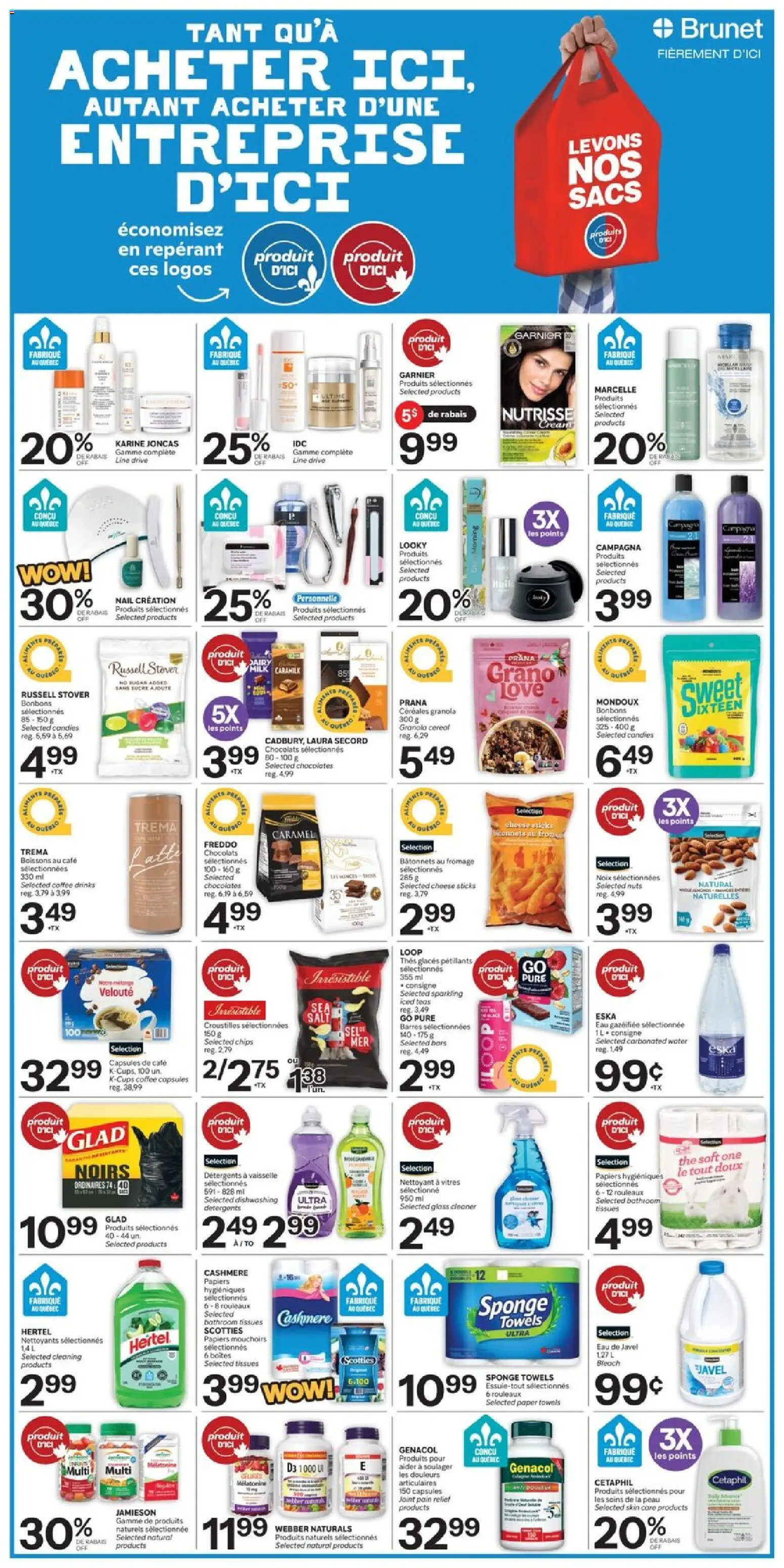 Brunet flyer valid from 23.04.2026 | Page: 9 | Products: Chips, Cream, Sponge, Cheese