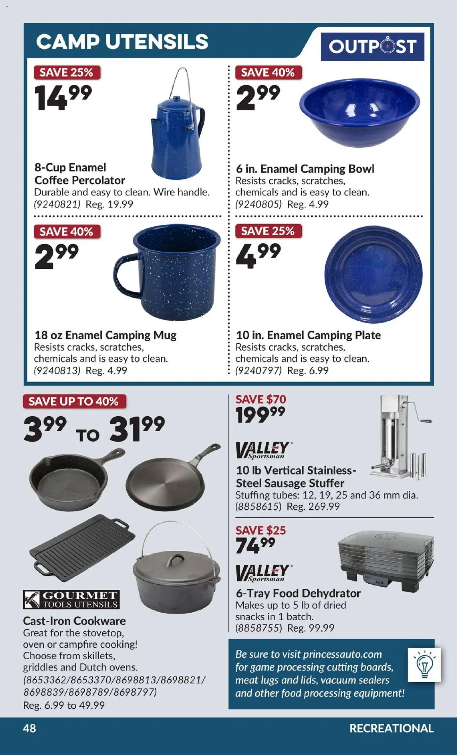 Princess Auto flyer valid from 13.01.2026 | Page: 54 | Products: Game, Oven, Coffee