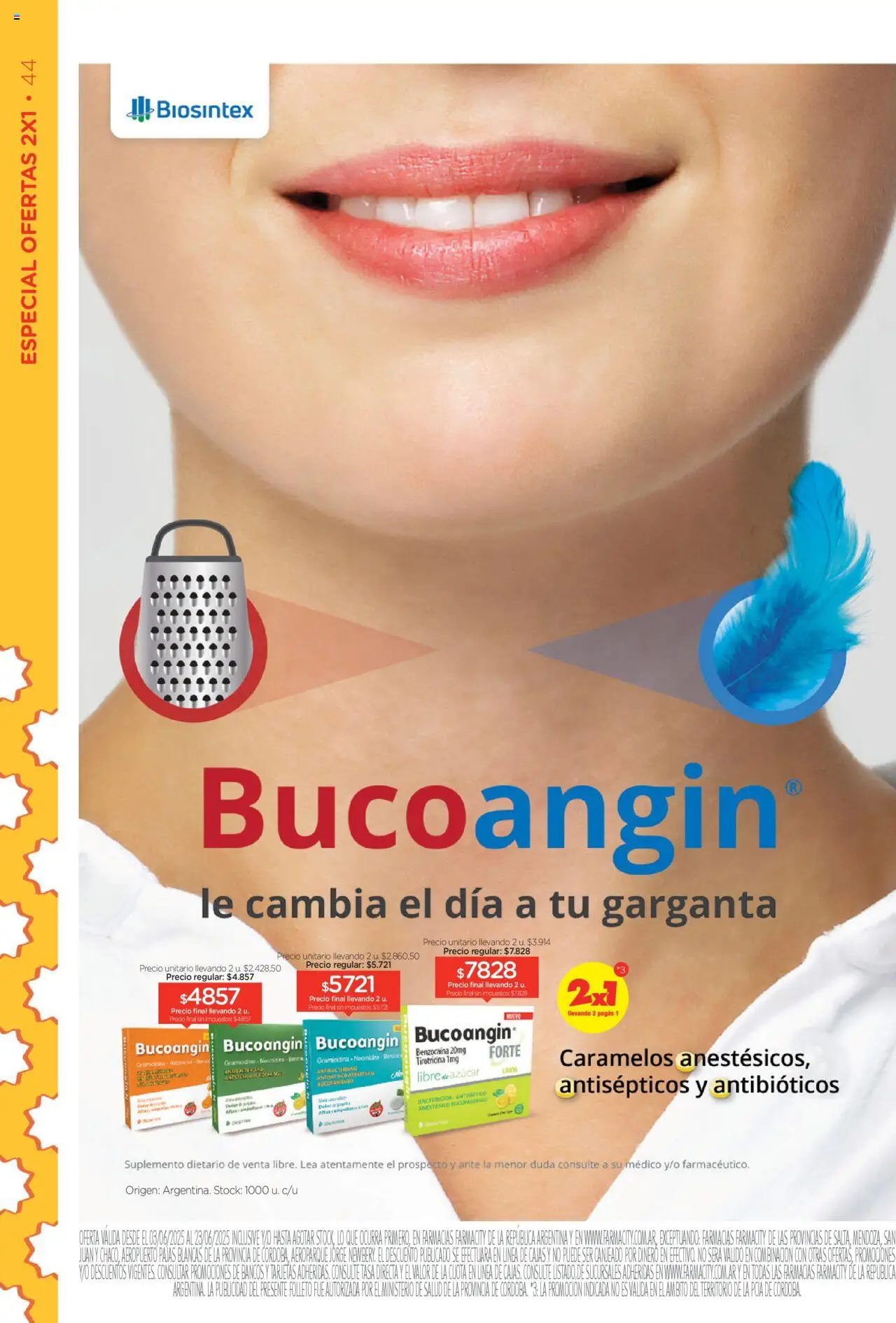 Farmacity catálogo │ válido desde el 03.06.2025 | Página: 44 | Productos: Suplemento dietario, Azucar
