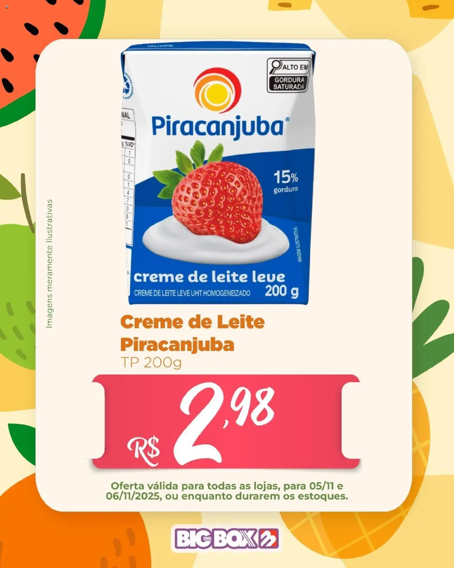 Big Box Folheto - válido de 05.11.2025 | Página: 4 | Produtos: Leite, Creme, Creme de leite