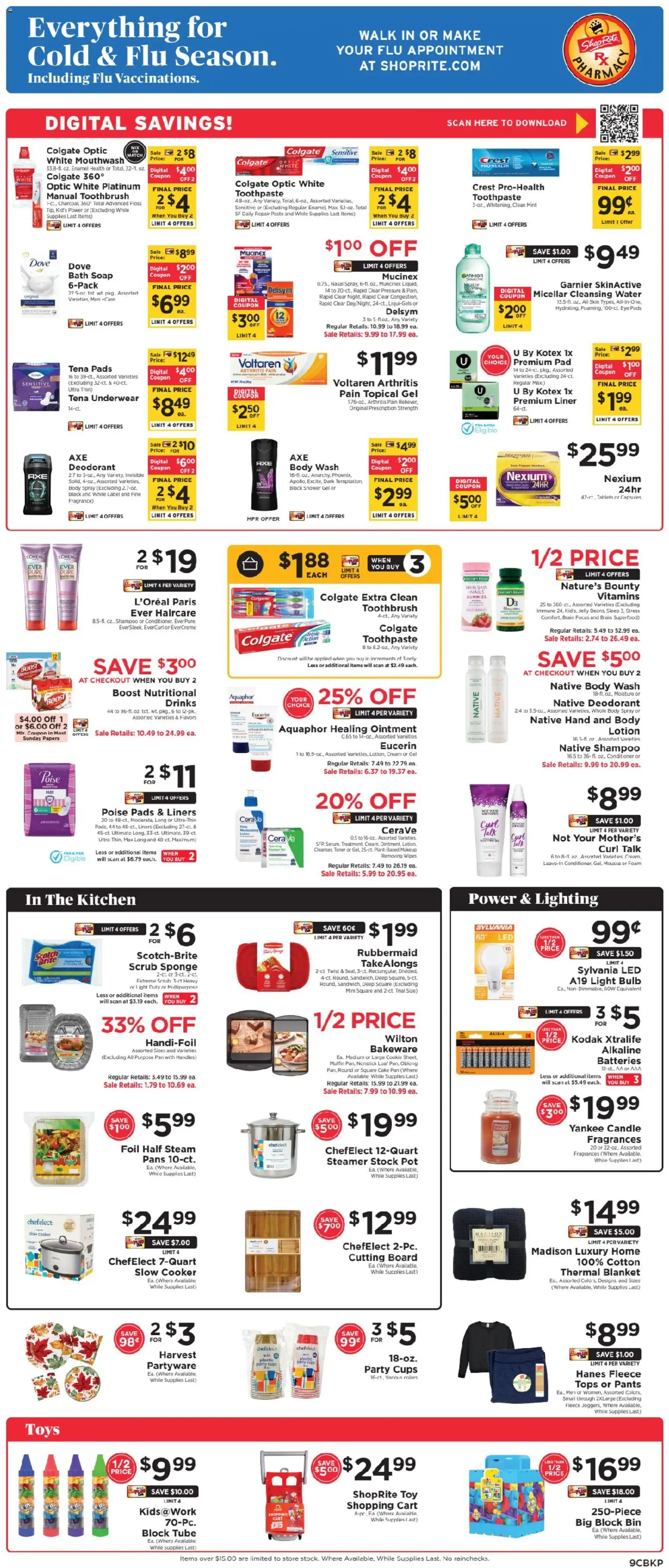 ShopRite Weekly Ad - valid from 07.11.2025 | Page: 10 | Products: Soap, Pads, Cream, Sponge