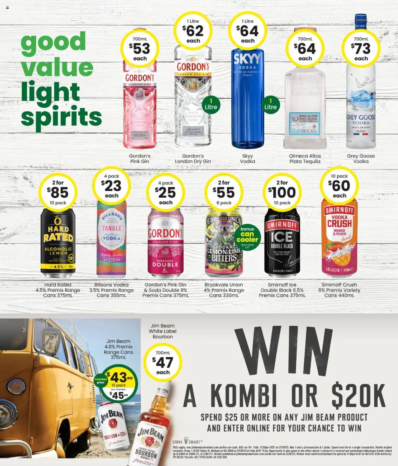 The Bottle-O catalogue - valid from 15.09.2025 | Page: 6 | Products: Bourbon, Gin, Lemon, Peach