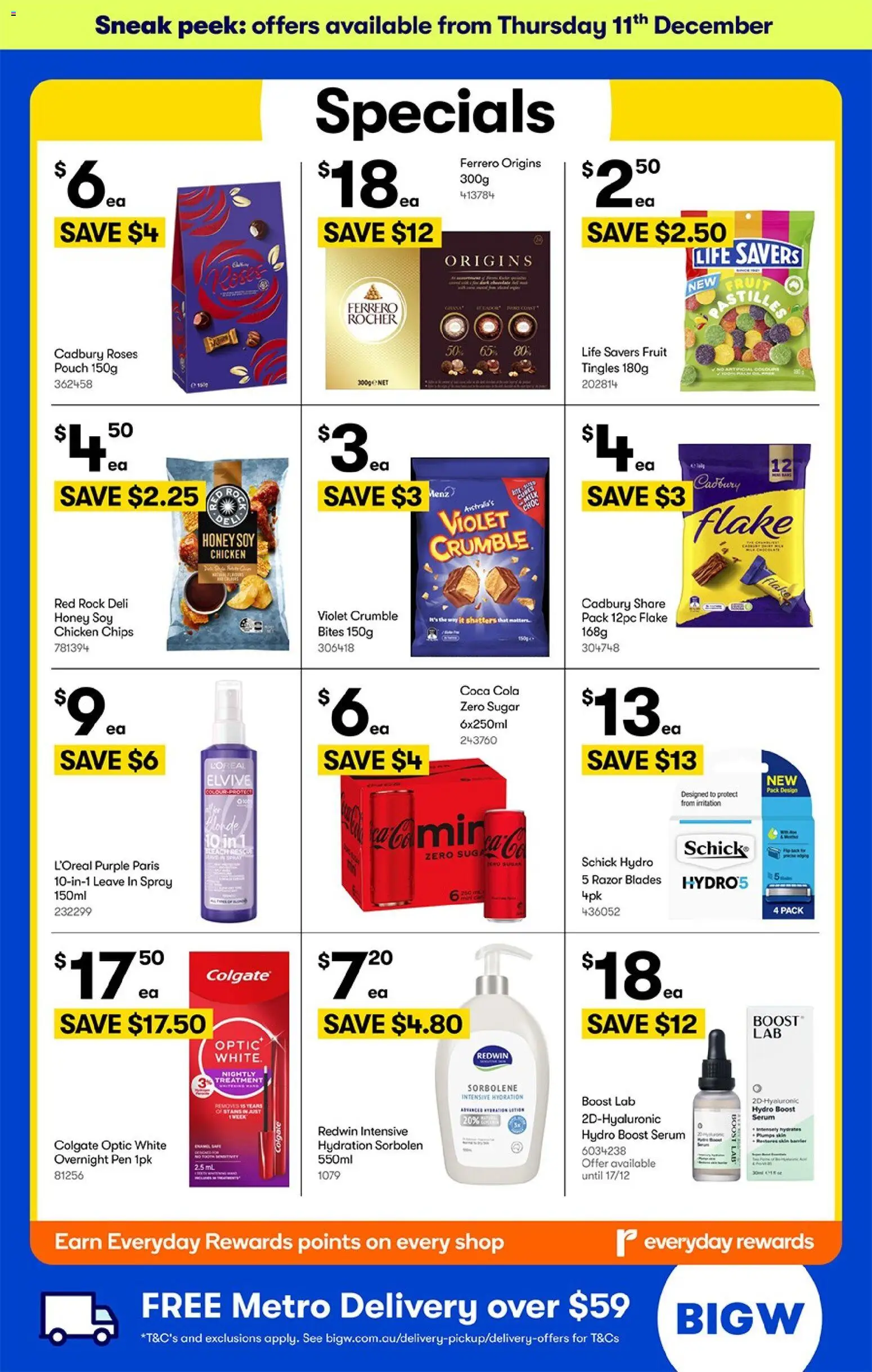 Big W catalogue - valid from 08.12.2025 | Page: 2 | Products: Chicken, Coca Cola, Coca Cola Zero, Treatment