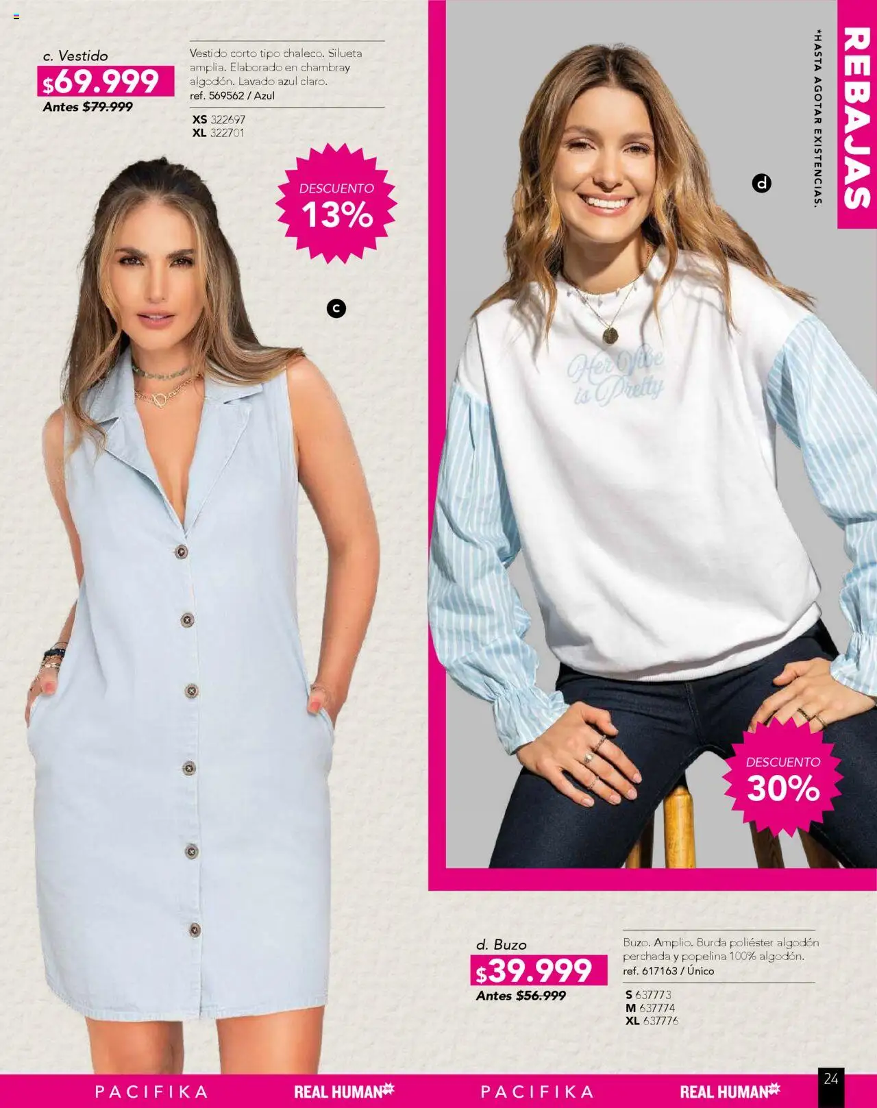 Pacifika revista - valida desde el 01.05.2025 | Página: 199 | Productos: Algodón, Buzo, Vestido