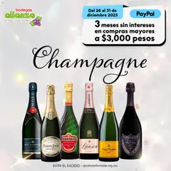 Vista previa de Bodegas Alianza catálogo Champagne , nuevo folleto de la tienda, válido en México a partir del 26.12.2025
