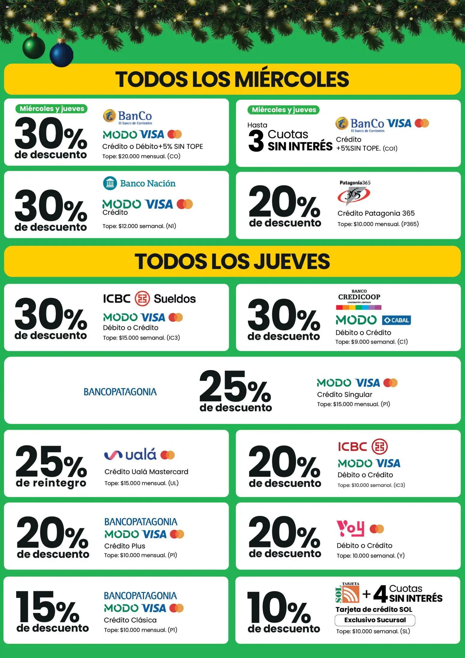 Changomas ofertas │ válido desde el 01.12.2025 | Página: 3 | Productos: Banco