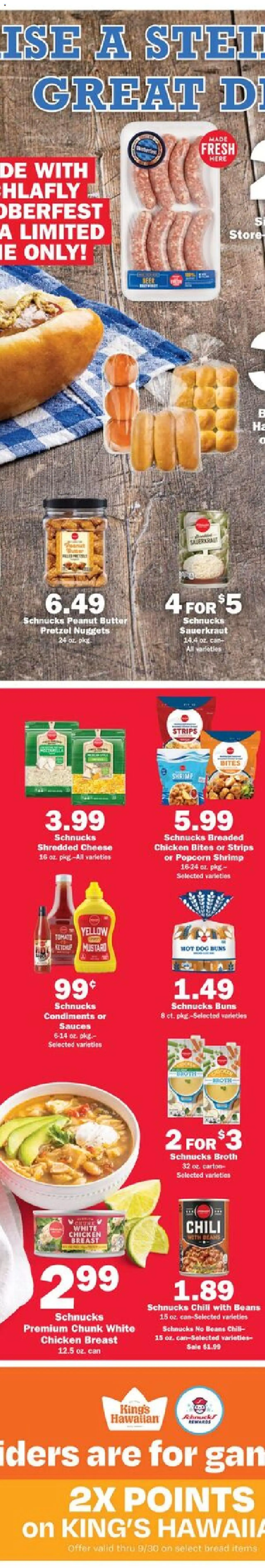 Schnucks Weekly Print Ad - MO - valid from 24.09.2025 | Page: 3 | Products: Butter, Cheese, Bread