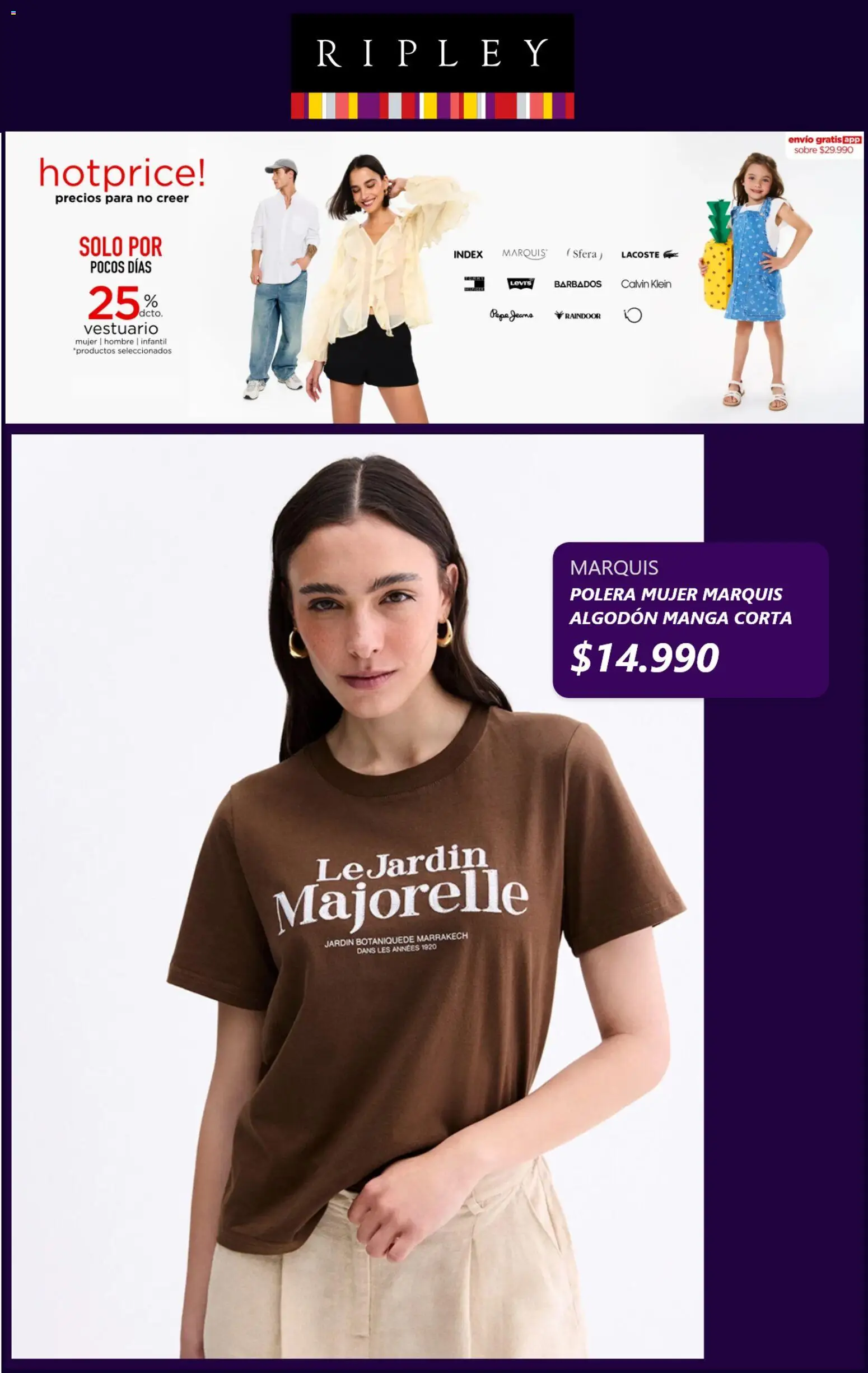 Ripley ofertas  │ válido desde el 06.11.2025 | Página: 3 | Productos: Manga, Algodón, Sobre, Polera