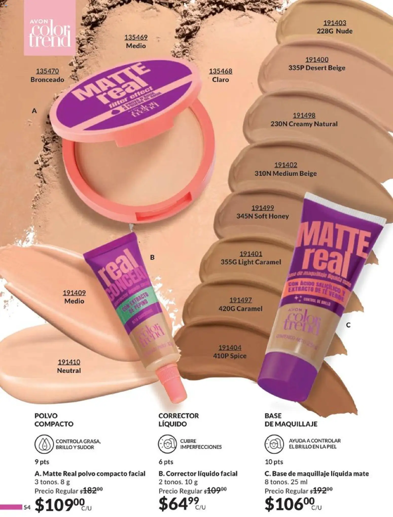 Nuevas ofertas de AVON válidas en toda la República Mexicana desde el 20.12.2025. ¡Encuentra las mejores ofertas en AVON campaña 1 2026! | Página: 59 | Productos: Brillo, Polvo compacto, Té, Maquillaje