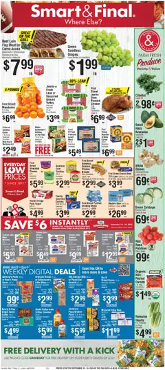 Preview of Smart & Final weekly ads valid from 09.09.2025