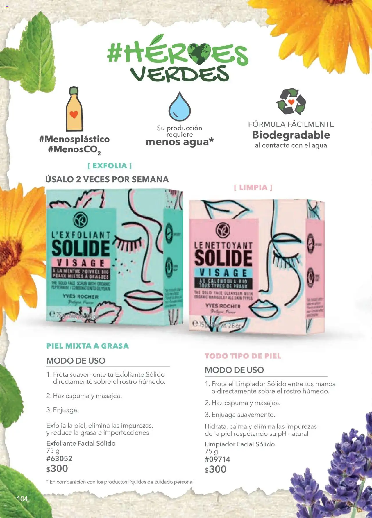 Nuevas ofertas de Yves Rocher válidas en toda la República Mexicana desde el 05.08.2025. ¡Encuentra las mejores ofertas en Yves Rocher - Campaña 11 2025! | Página: 106 | Productos: Exfoliante facial, Agua, Limpiador facial, Sobre