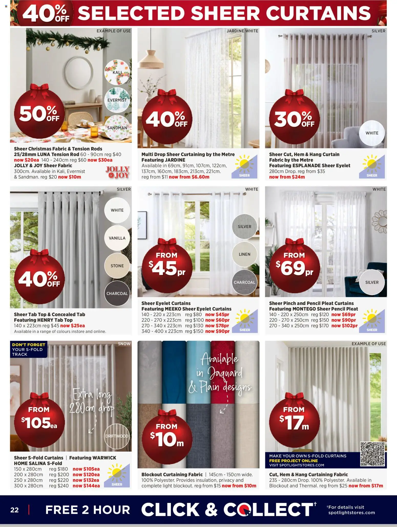Spotlight catalogue - valid from 12.11.2025 | Page: 22 | Products: Curtain, Linen, Light, Pencil