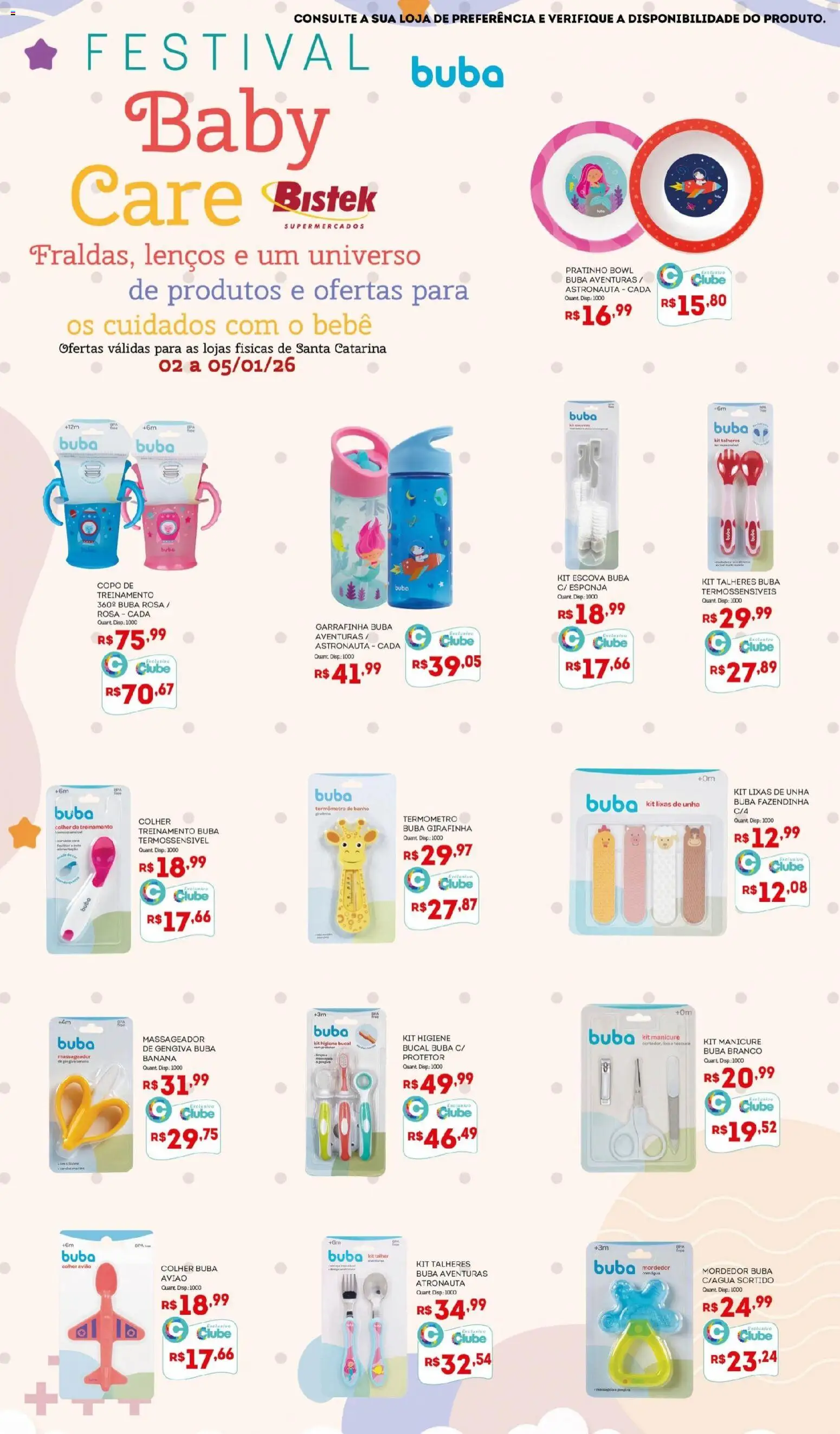 Bistek Supermercados Folheto - válido de 02.01.2026 | Página: 3 | Produtos: Termômetro, Esponja, Talheres, Massageador