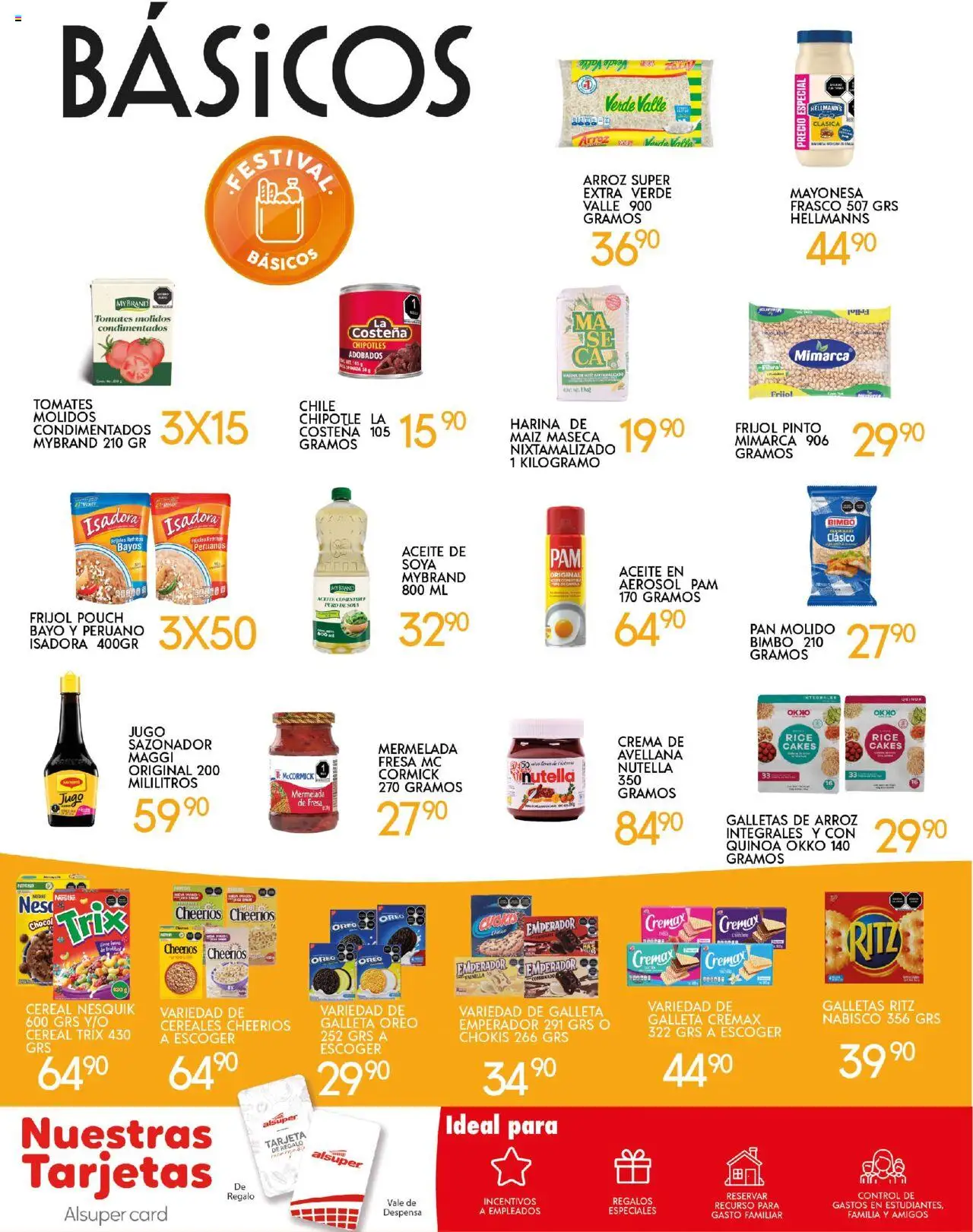 Nuevas ofertas de Alsuper válidas en toda la República Mexicana desde el 03.10.2025. ¡Encuentra las mejores ofertas en Alsuper - Folleto Durango! | Página: 6 | Productos: Harina, Aceite, Cereales, Galletas