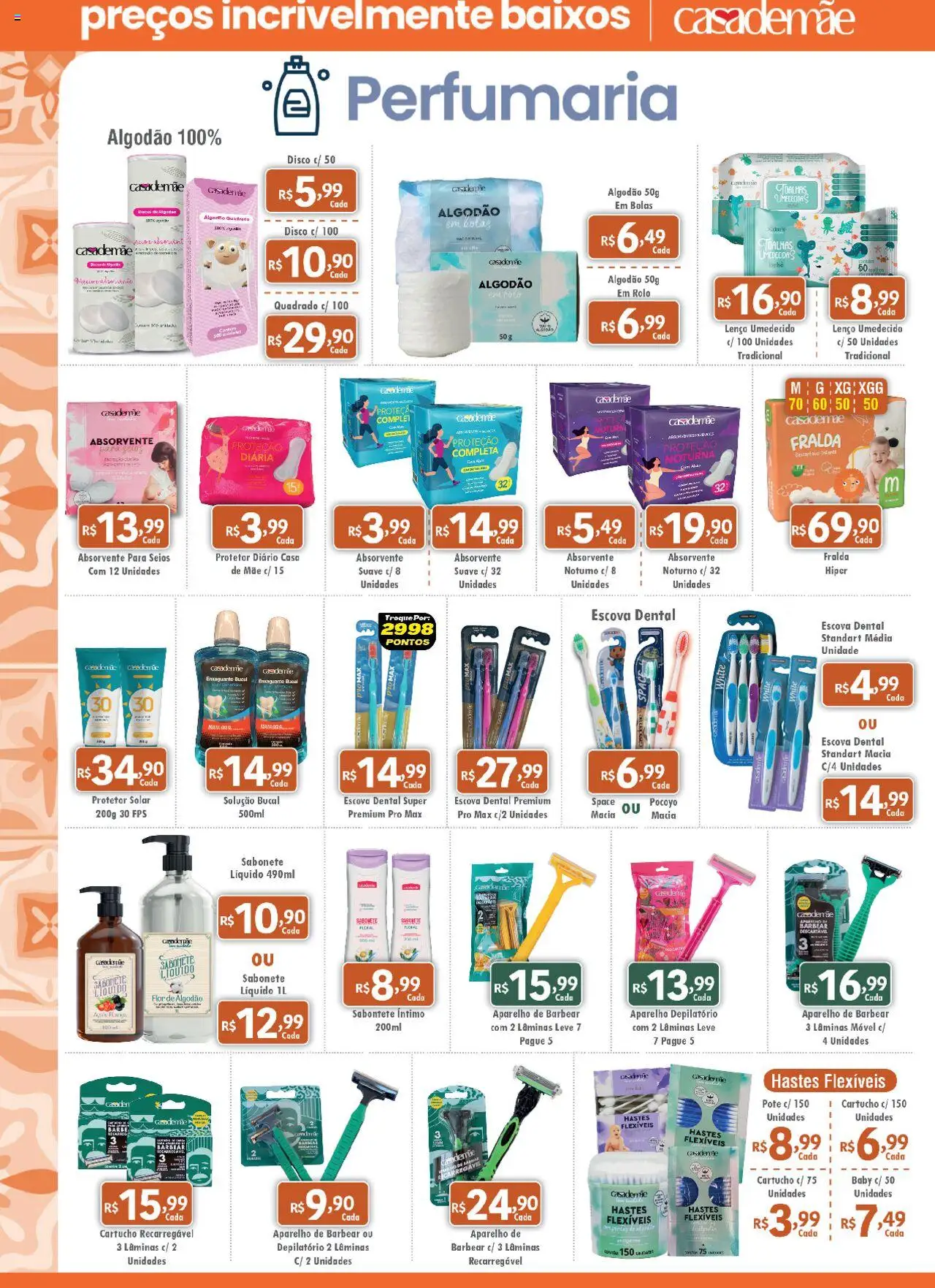 Royal Supermercados Folheto - válido de 29.09.2025 | Página: 6 | Produtos: Rolo, Lenço, Algodão, Lenço umedecido