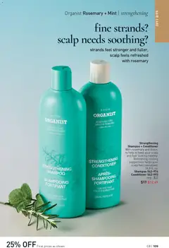 Preview of Avon weekly ads valid from 08.04.2026 | Page: 109 | Products: Peppermint, Shampoo, Conditioner