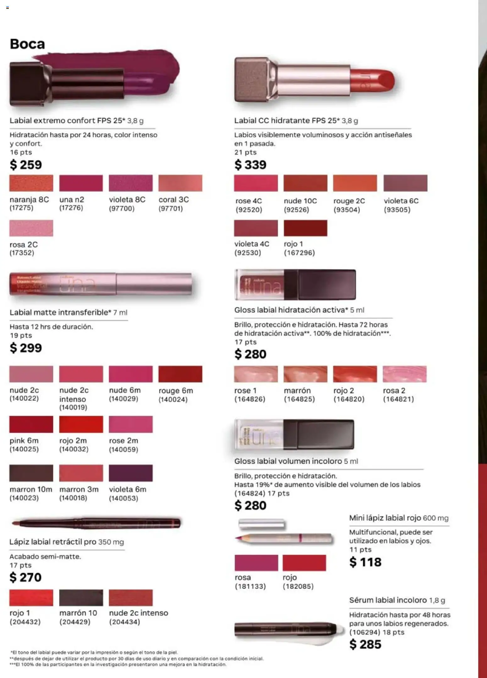 Nuevas ofertas de Natura válidas en toda la República Mexicana desde el 02.04.2026. ¡Encuentra las mejores ofertas en Natura campaña 6 2026! | Página: 80 | Productos: Serum, Lápiz labial