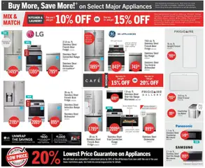 Preview of The Brick weekly flyer / circulaire from shop The Brick valid from 28.10.2025 | Page: 12 | Products: Freezer, Dishwasher, Detergent, Pizza