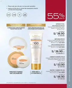 Vista previa de folleto L'Bel - Campaña 18 de la L'Bel válido desde 14.11.2025 | Página: 75 | Productos: Protector solar, Crema, Maquillaje