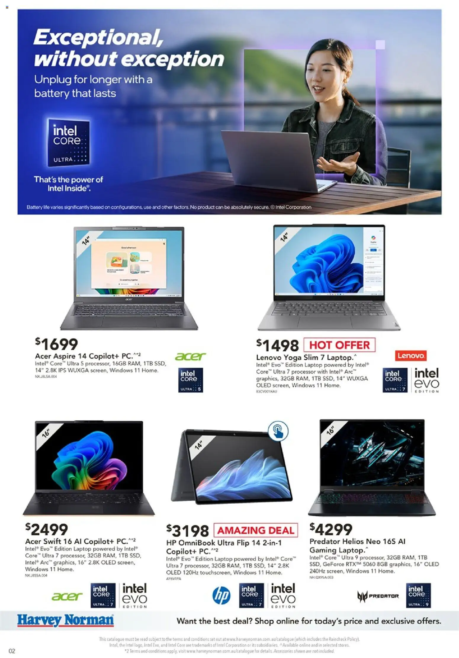 Harvey Norman catalogue - valid from 05.12.2025 | Page: 2 | Products: Battery, Accessories, Pc, Laptop