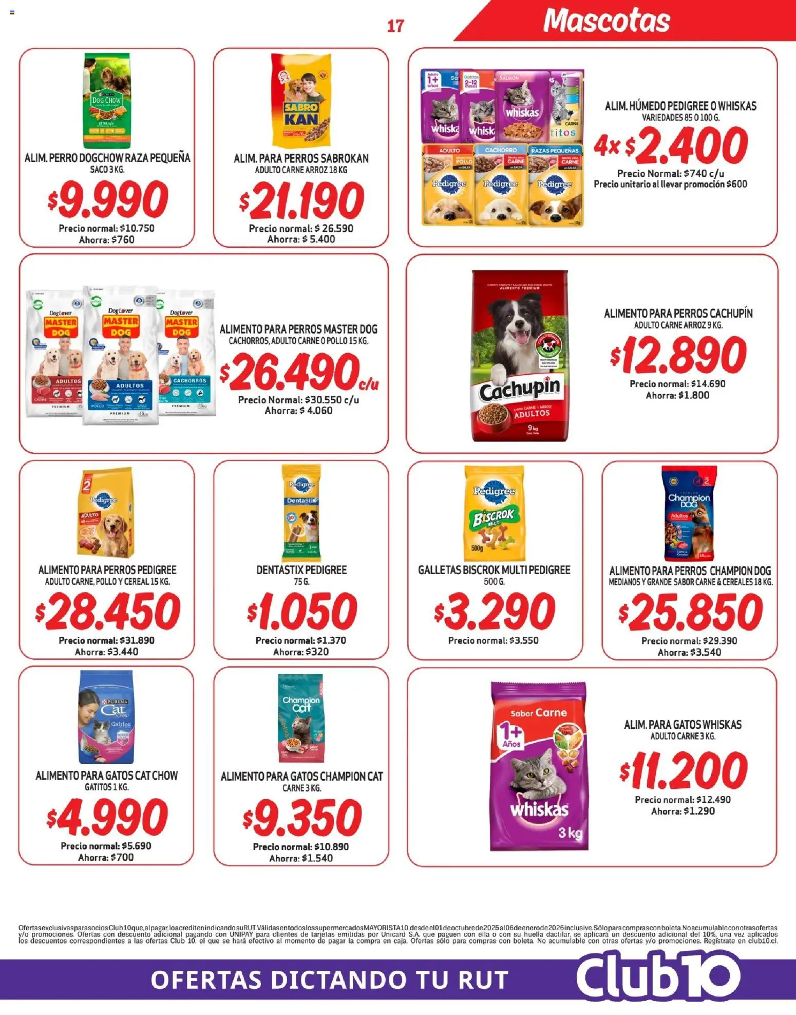 Mayorista 10 Ofertas │ válido desde el 27.10.2025 | Página: 18 | Productos: Pollo, Arroz, Cereales, Galletas