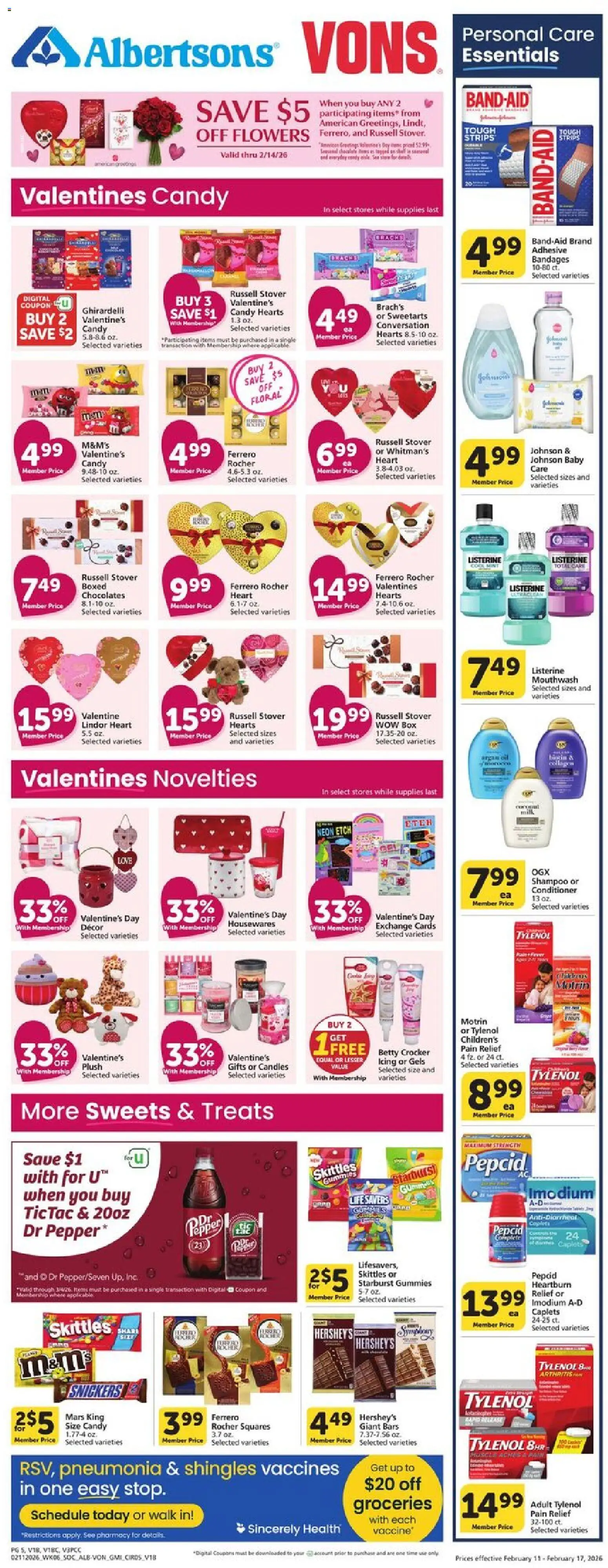 Vons Weekly Ad - SoCal - valid from 11.02.2026 | Page: 6